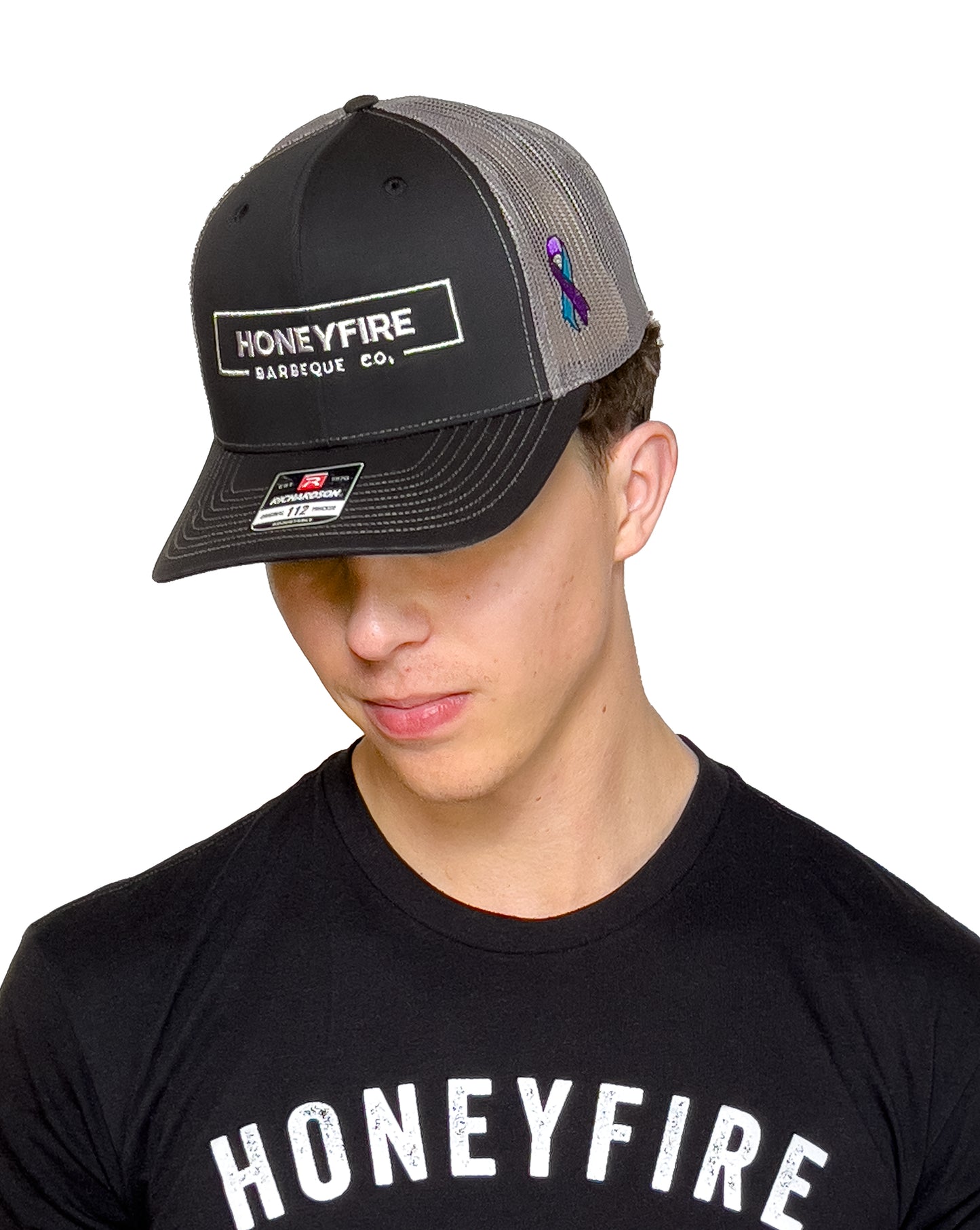 HoneyFire Logo Richardson 112 Trucker Hat