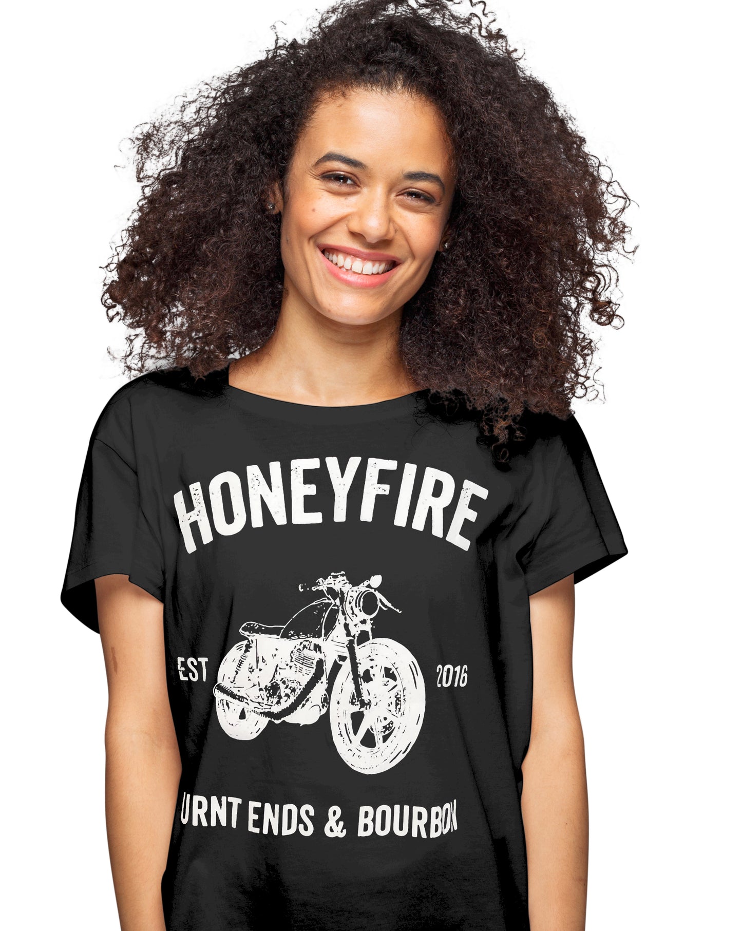 Our retro motorcycle tee is a bestselling favorite.