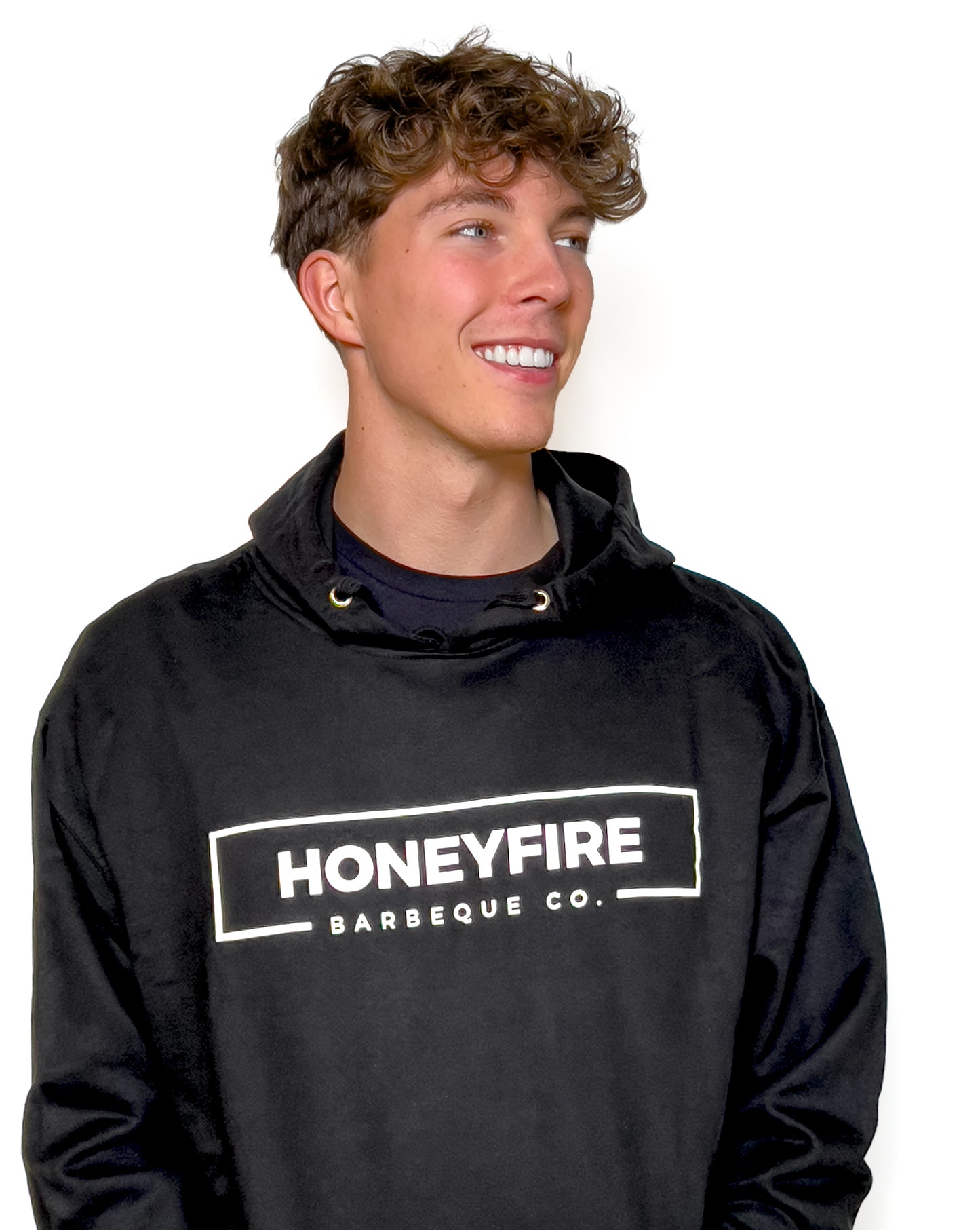 Cozy up year-round in our HoneyFire hoodie. 