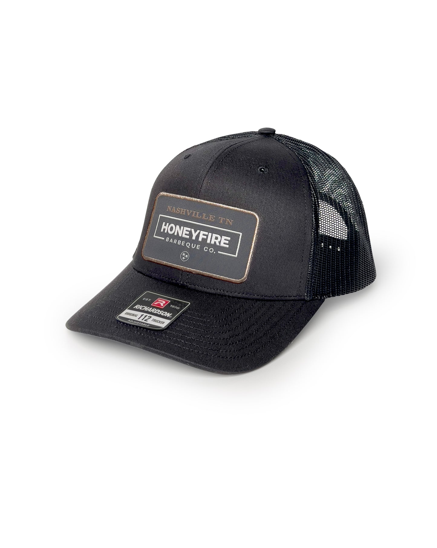 HoneyFire Richardson 112 Trucker Hat - Classic HoneyFire Patch, Nashville TN