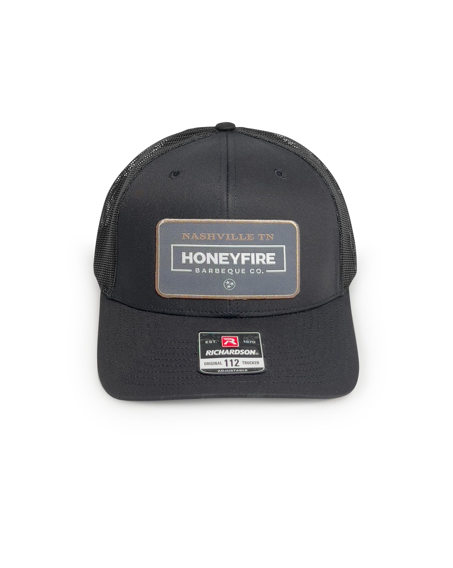 HoneyFire Richardson 112 Trucker Hat - Classic HoneyFire Patch, Nashville TN